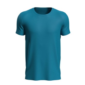 Stedman Active Sports-T For Men Blå polyester Medium Herre