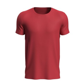 Se Stedman Active Sports-T For Men Rød polyester Medium Herre ved Timarco