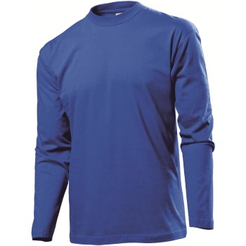 Stedman Classic Long Sleeve Men Kongeblå bomuld Large Herre