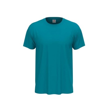 Stedman Classic Men T-shirt Himmelblå bomuld Medium Herre