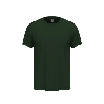 Se Stedman Classic Men T-shirt Mørkgrøn  bomuld Medium Herre ved Timarco