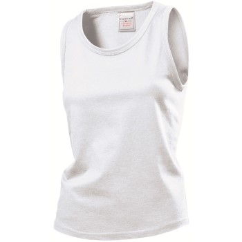 Stedman Classic Tank Top Women Hvid bomuld Small Dame