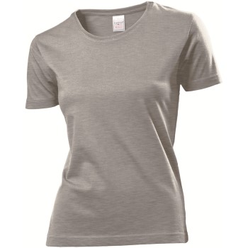 Se Stedman Classic Women T-shirt Mørkgrå  bomuld Large Dame ved Timarco