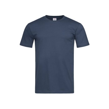 Se Stedman Classic-T Fitted For Men Marineblå bomuld Large Herre ved Timarco