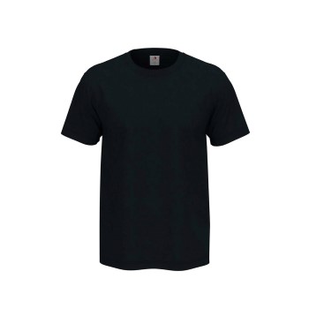 Se Stedman Comfort Men T-shirt Mørkblå bomuld Medium Herre ved Timarco