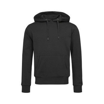 Stedman Men Active Sweat Hoodie Sort Medium Herre