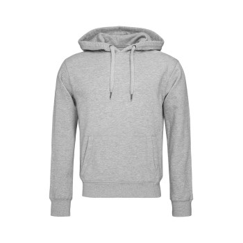 Stedman Men Active Sweat Hoodie Gråmelerad Small Herre