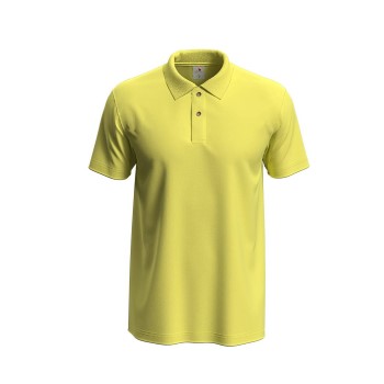 Se Stedman Polo Men Gul bomuld X-Large Herre ved Timarco