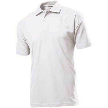 Se Stedman Polo Men Hvid bomuld XX-Large Herre ved Timarco