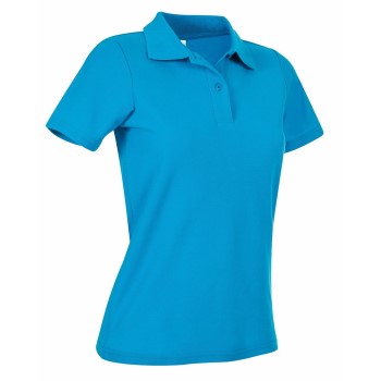 Se Stedman Polo Women Blå bomuld X-Large Dame ved Timarco