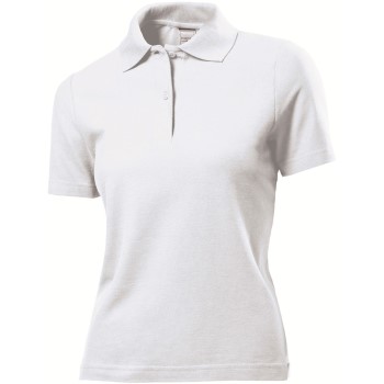 Stedman Polo Women Hvid bomuld Large Dame