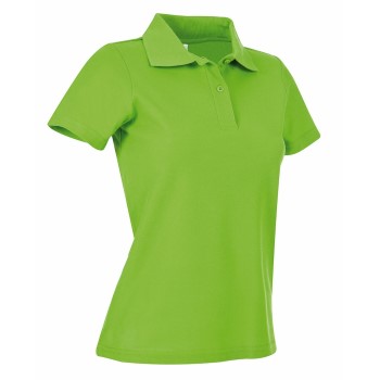 Stedman Polo Women Lysegrøn bomuld Small Dame