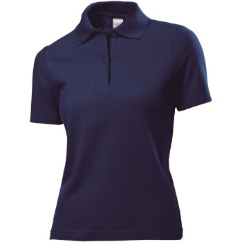 Se Stedman Polo Women Marineblå bomuld Large Dame ved Timarco