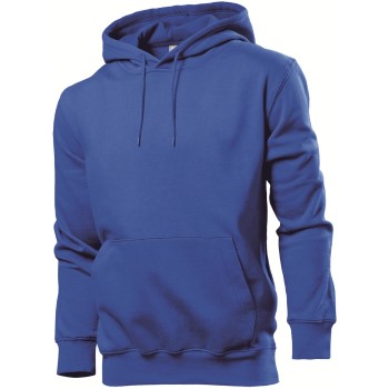 Se Stedman Sweatshirt Hooded Men Kongeblå 3XL Herre ved Timarco