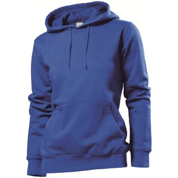 Stedman Sweatshirt Hooded Women Kongeblå Small Dame