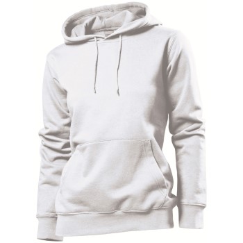 Stedman Sweatshirt Hooded Women Hvid Medium Dame