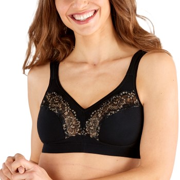 Swegmark Bh Fairtrade Soft Bra Sort økologisk bomuld B 85 Dame