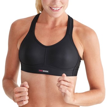 SWEMARK Sport by Swegmark Swemark Courage Coolmax Sports Bra Bh Sort B 75 Dame