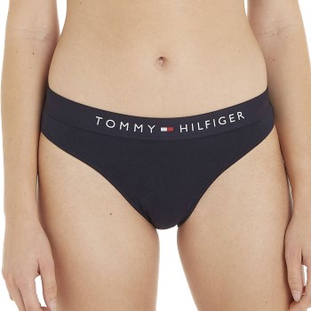 Tommy Hilfiger Trusser Bikini Panties Marineblå økologisk bomuld Medium Dame