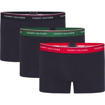 Tommy Hilfiger 3P Essentials Boxers Rød/Grøn bomuld Large Herre