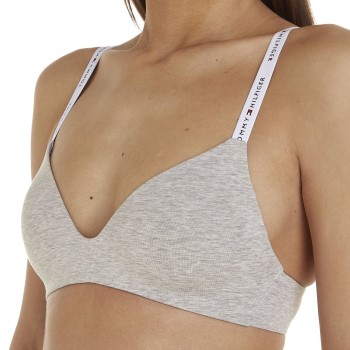 Tommy Hilfiger Bh Icon Triangle Bra Lysegrå Medium Dame