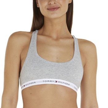 Tommy Hilfiger Bh Icons Unline Bralette Lysegrå Large Dame