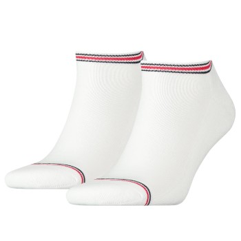 Tommy Hilfiger Legwear Tommy Hilfiger Strømper 2P Men Iconic Sports Sneaker Sock Hvid bomuld Str 43/46 Herre