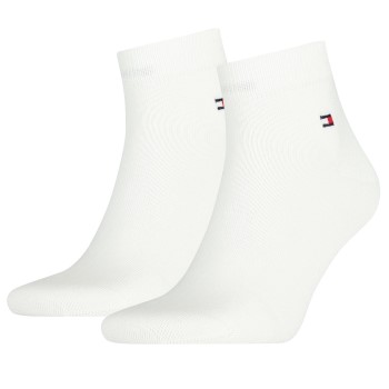 Tommy Hilfiger Legwear Tommy Hilfiger Strømper 2P Men Quarter Sock Hvid Str 39/42 Herre