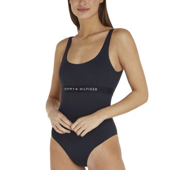 Tommy Hilfiger One Piece Swimsuit Marineblå X-Large Dame