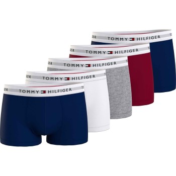 Tommy Hilfiger 5P Signature Cotton Essential Trunk Flerfarvet bomuld X-Large Herre