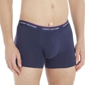 Tommy Hilfiger 3P Stretch Trunk Premium Essentials Mørkblå bomuld Large Herre