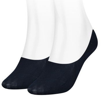 Tommy Hilfiger Legwear Tommy Hilfiger Strømper 2P Women Footie Socks Marineblå Str 35/38 Dame