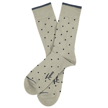 Topeco Strømper Men Bamboo Socks Benhvid Str 45/48 Herre