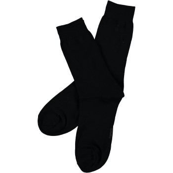 Topeco Strømper Men Classic Socks Plain Sort Str 41/45 Herre