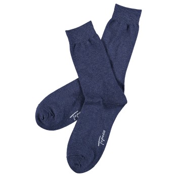 Topeco Strømper Men Classic Socks Plain Blå Str 41/45 Herre