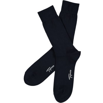 Topeco Strømper Men Socks Plain Dress Sock Marineblå Str 41/45 Herre