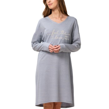 Se Triumph Lounge Me Cotton NDK SLS Nightdress Grå 40 Dame ved Timarco