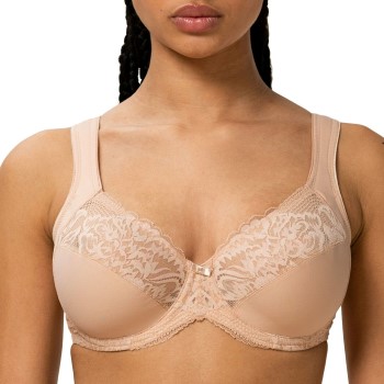 Triumph Bh Modern Lace Cotton W02 Beige B 80 Dame