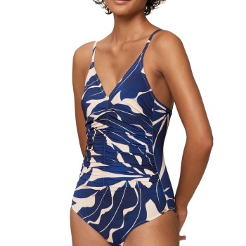 Triumph Summer Allure Padded Swimsuit 01 Hvid/Blå C 40 Dame