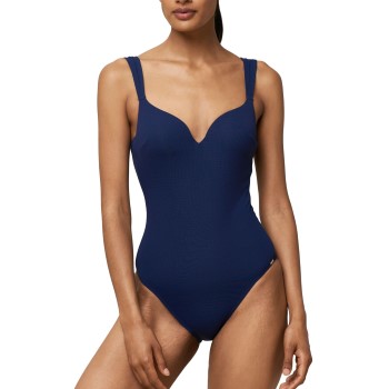 Se Triumph Summer Glow OWP Padded Swimsuit Marineblå B 44 Dame ved Timarco