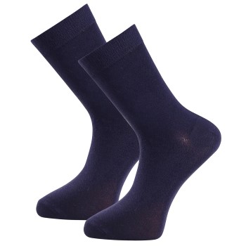 Trofé Trofe Bamboo Socks Strømper 2P Marineblå Str 35/38 Dame