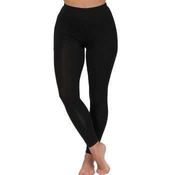 Trofé Trofe Bamboo Solids Leggings Sort Bambus Small Dame