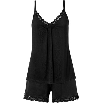 Trofé Trofe Boxer Pyjama Sort viskose Medium Dame