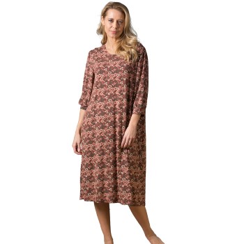 Trofé Trofe Flora Long Sleeve Nightdress Flerfarvet viskose Large Dame