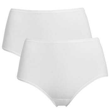 Trofé Trofe Midi Briefs Bamboo Mix Trusser 2P Hvid Small Dame