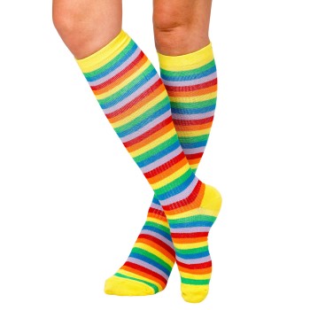 Trofé Trofe Printed Support Socks Strømper Flerfarvet Str 39/42 Dame