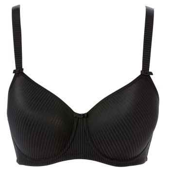 Trofé Trofe Sanna Underwire Stripe Bra Bh Sort B 80 Dame