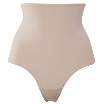 Trofé Trofe Shaping High Waist Thong Trusser Beige Small Dame