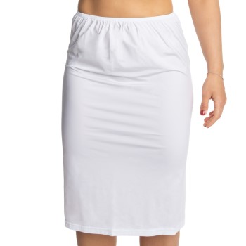 Trofé Trofe Slip Skirt Long Hvid Large Dame