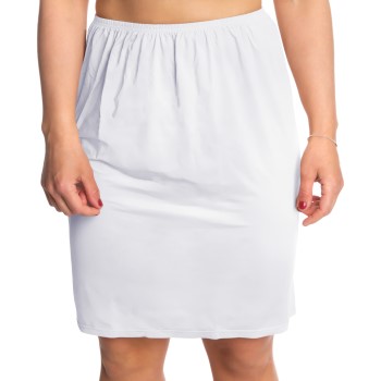 Trofé Trofe Slip Skirt Short Hvid Large Dame